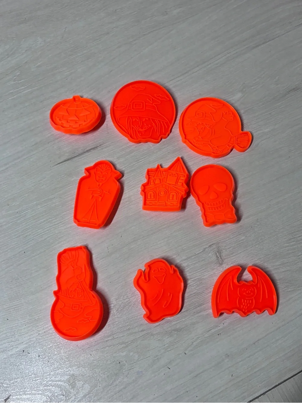 Halloween Cookie Cutter Set for Kids - Bright Orange